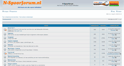 Desktop Screenshot of n-spoorforum.nl