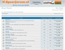 Tablet Screenshot of n-spoorforum.nl